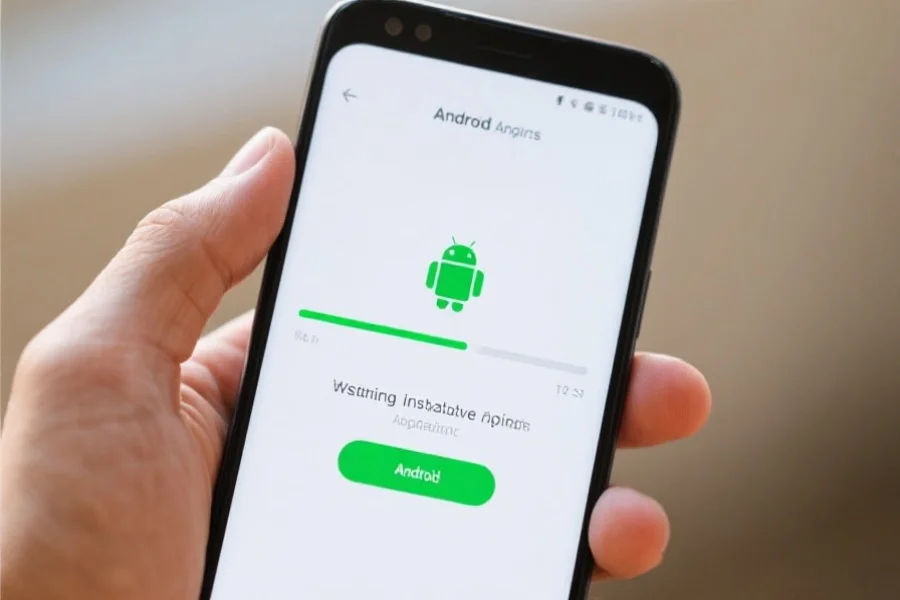 安卓手机正在安装汇赢App